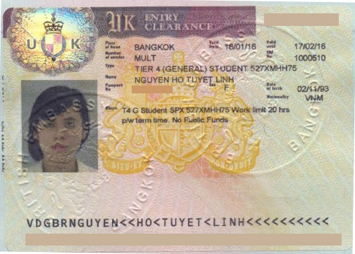 VISA DU HỌC ANH