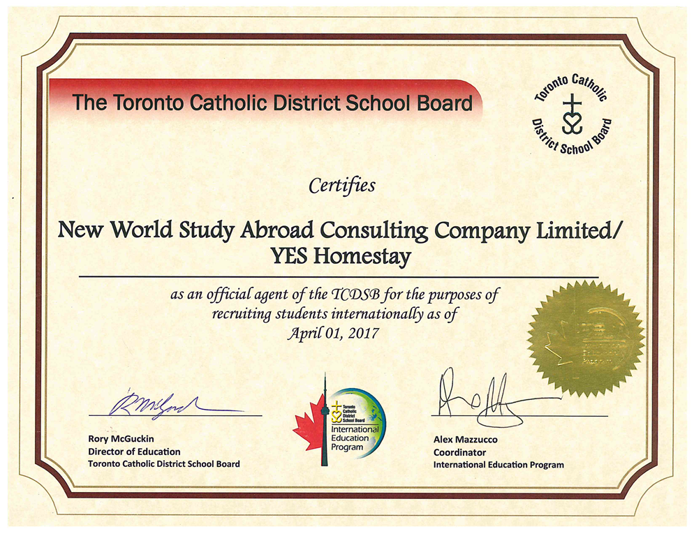 Toronto Catholic District School Board - Ontario, Canada