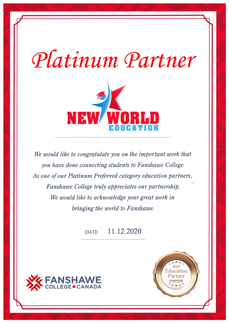 Platinum Agent - Fanshawe College - London, Ontario, Canada