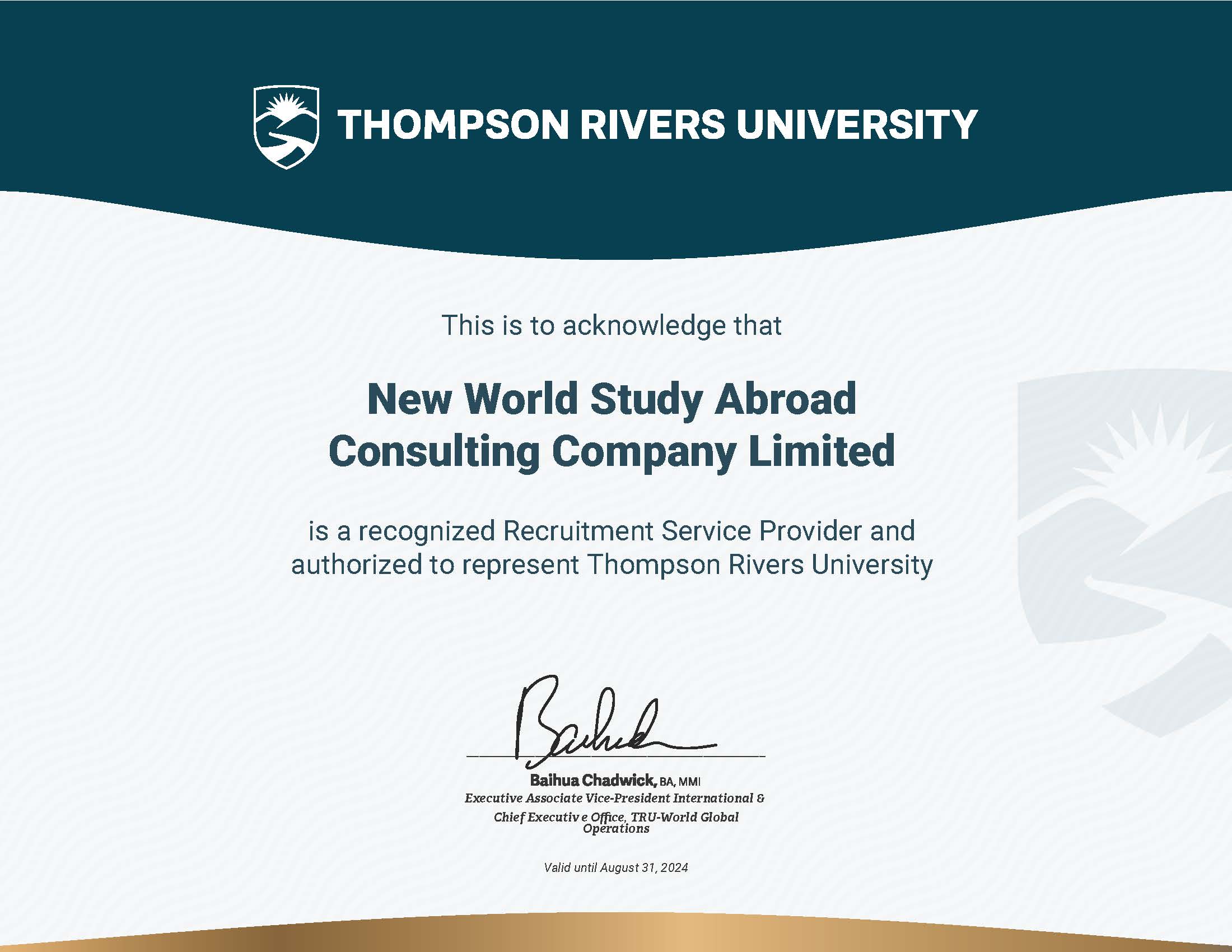 Canada - Thompon Rivers University (TRU) - Kamloops, British Columbia
