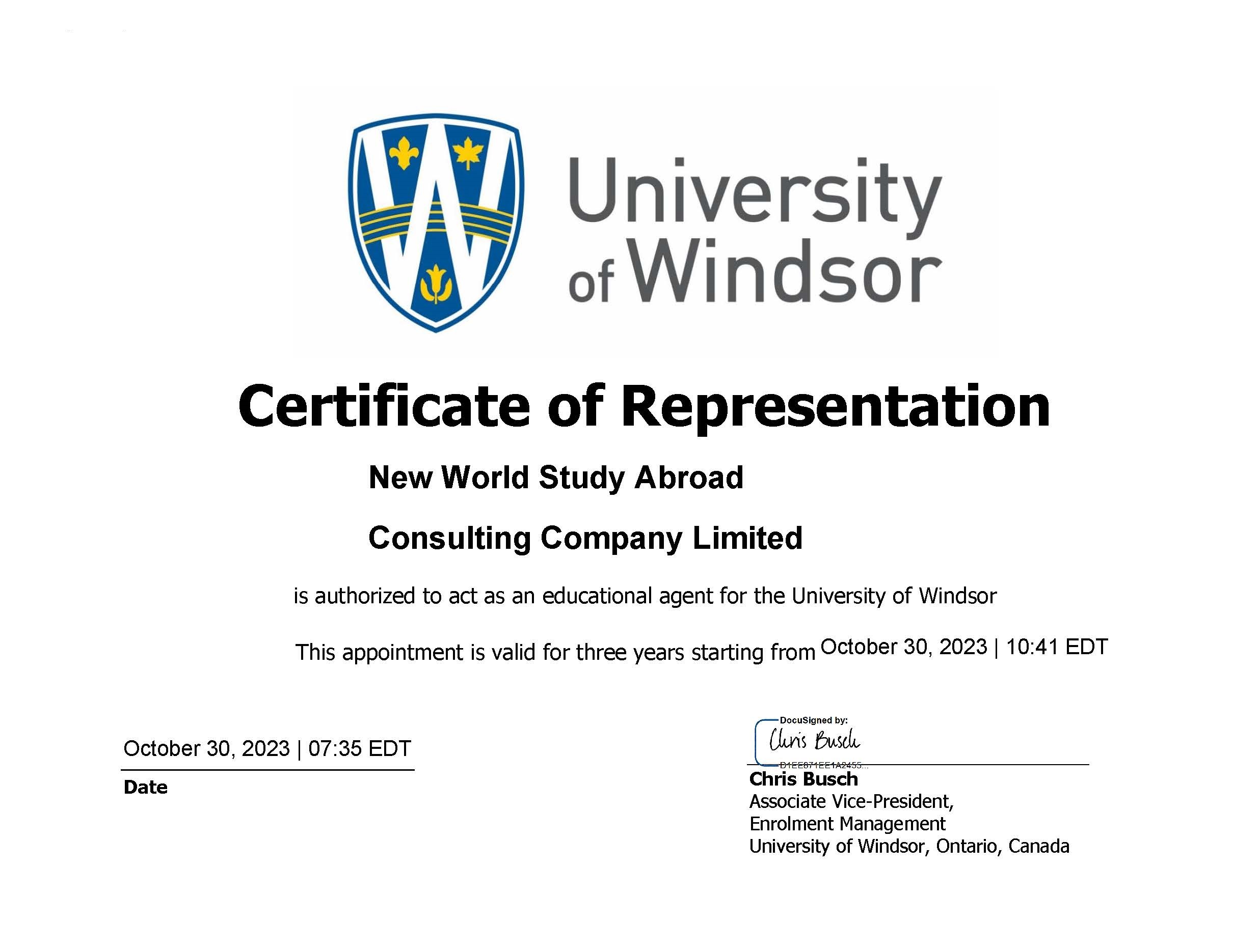 University of Windsor - Ontario, Canada