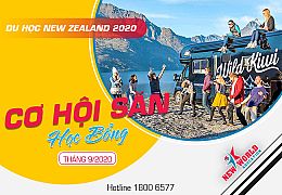 Danh Sách Học Bổng New Zealand Được Cập Nhật Mới Nhất Trong Tháng 09/2020 Từ New World Education