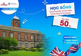 Du học Anh 2025 tại University of Dundee International College, Scotland ICD - Lộ trình linh hoạt, học bổng đến 50%