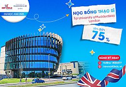 Học Thạc sĩ tại London với học bổng lên tới 75% – Cơ hội vàng du học Anh 2025