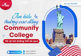 Du học Mỹ 2025 - Tìm hiểu trường cao đẳng Community College và lợi ích không thể bỏ qua
