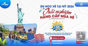 DU HỌC HÈ MỸ 2026 - TRẢI NGHIỆM “NÂNG CẤP MÙA HÈ” TẠI XỨ SỞ CỜ HOA