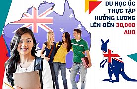 Du học Úc thực tập hưởng lương lên đến 30,000 AUD, học bổng 25,000 AUD và Visa Ưu tiên SSVF cùng ICMS