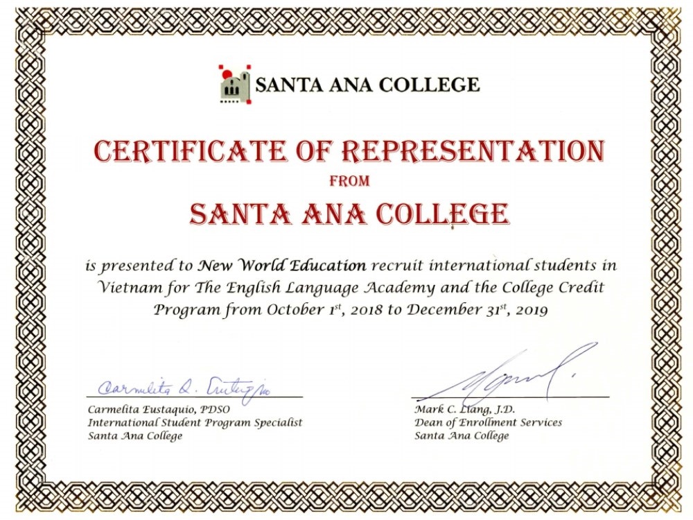 Santa Ana College - Santa Ana, California, Mỹ
