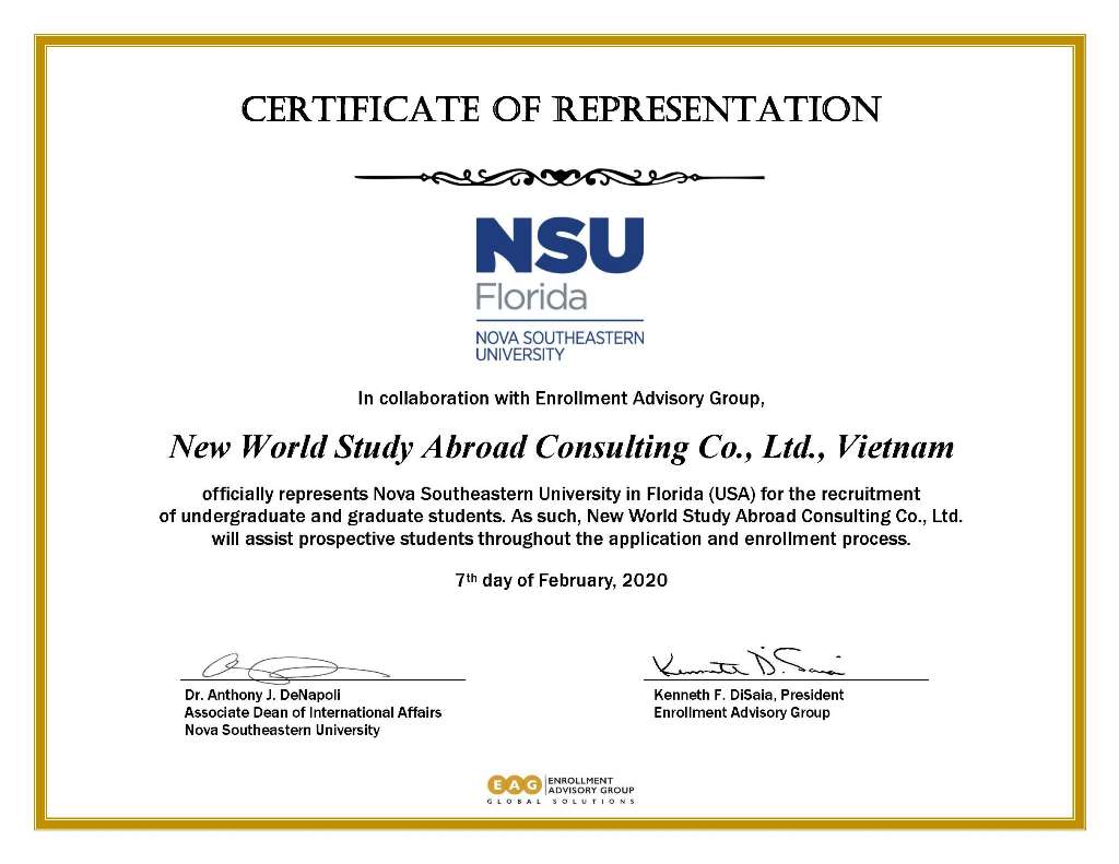 Nova Southeastern University NSU - Mỹ