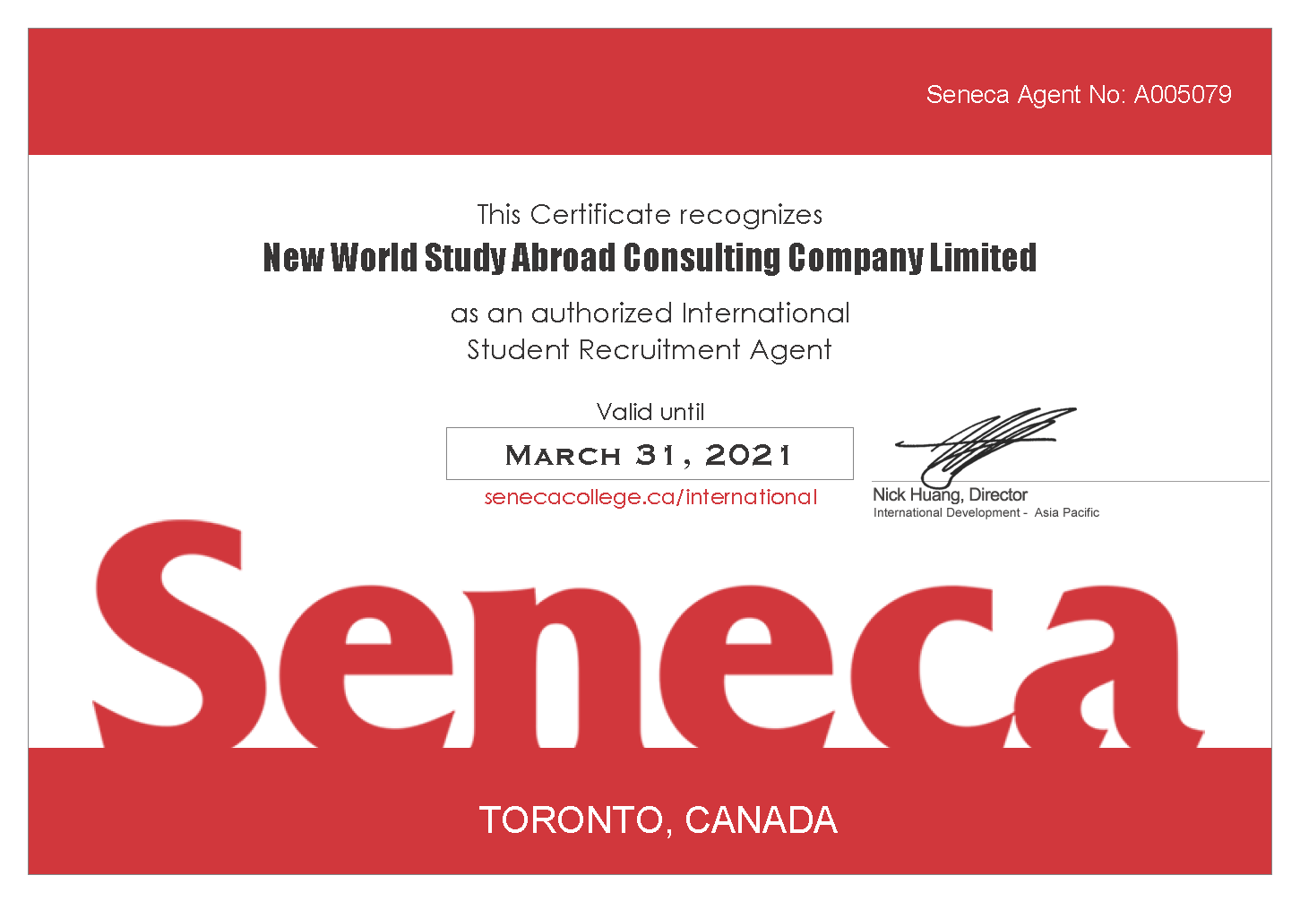 Seneca College - Toronto, Ontario, Canada