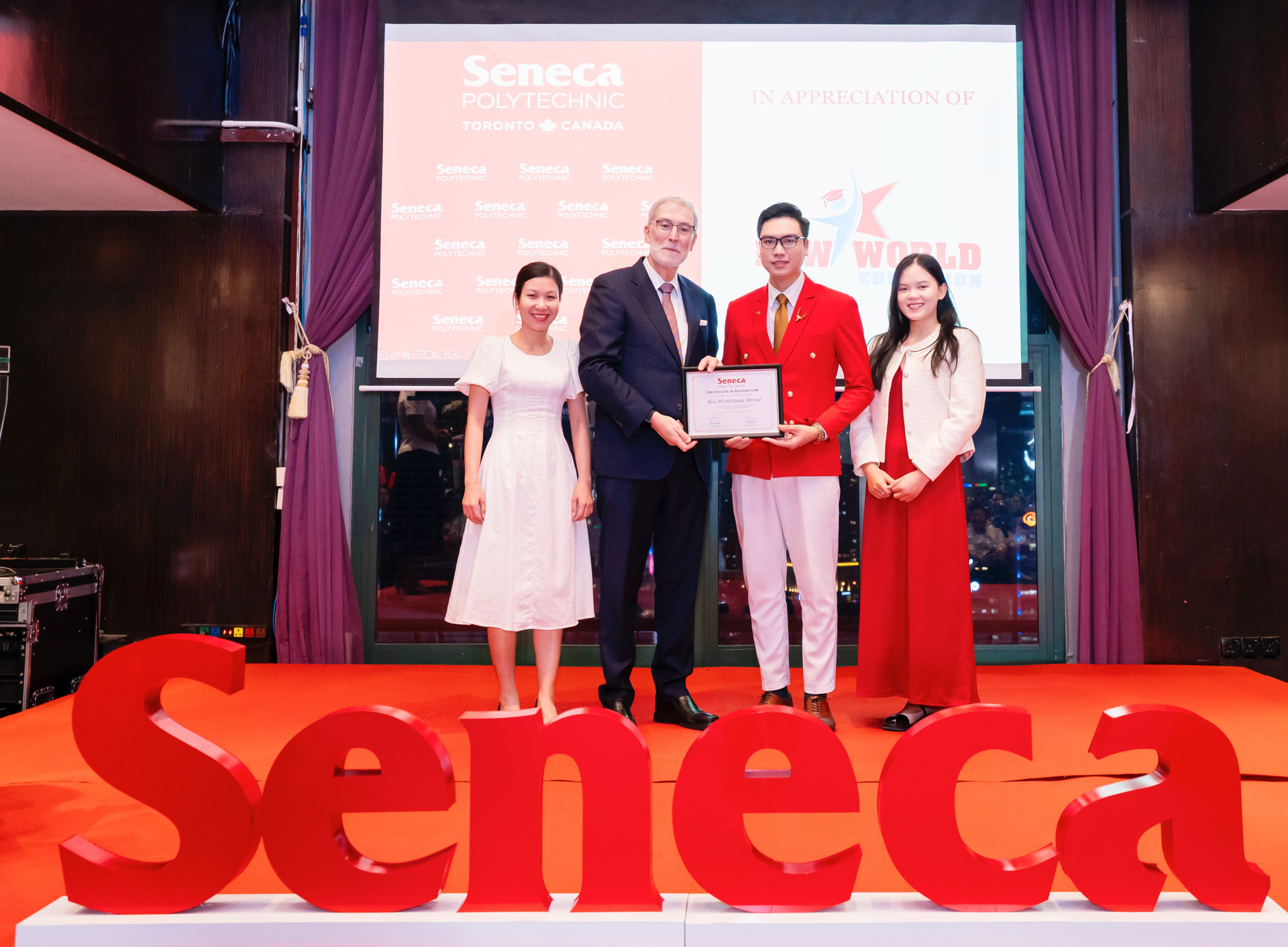Certificate of Appreciation 2025 - Seneca Polytechnic, Canada