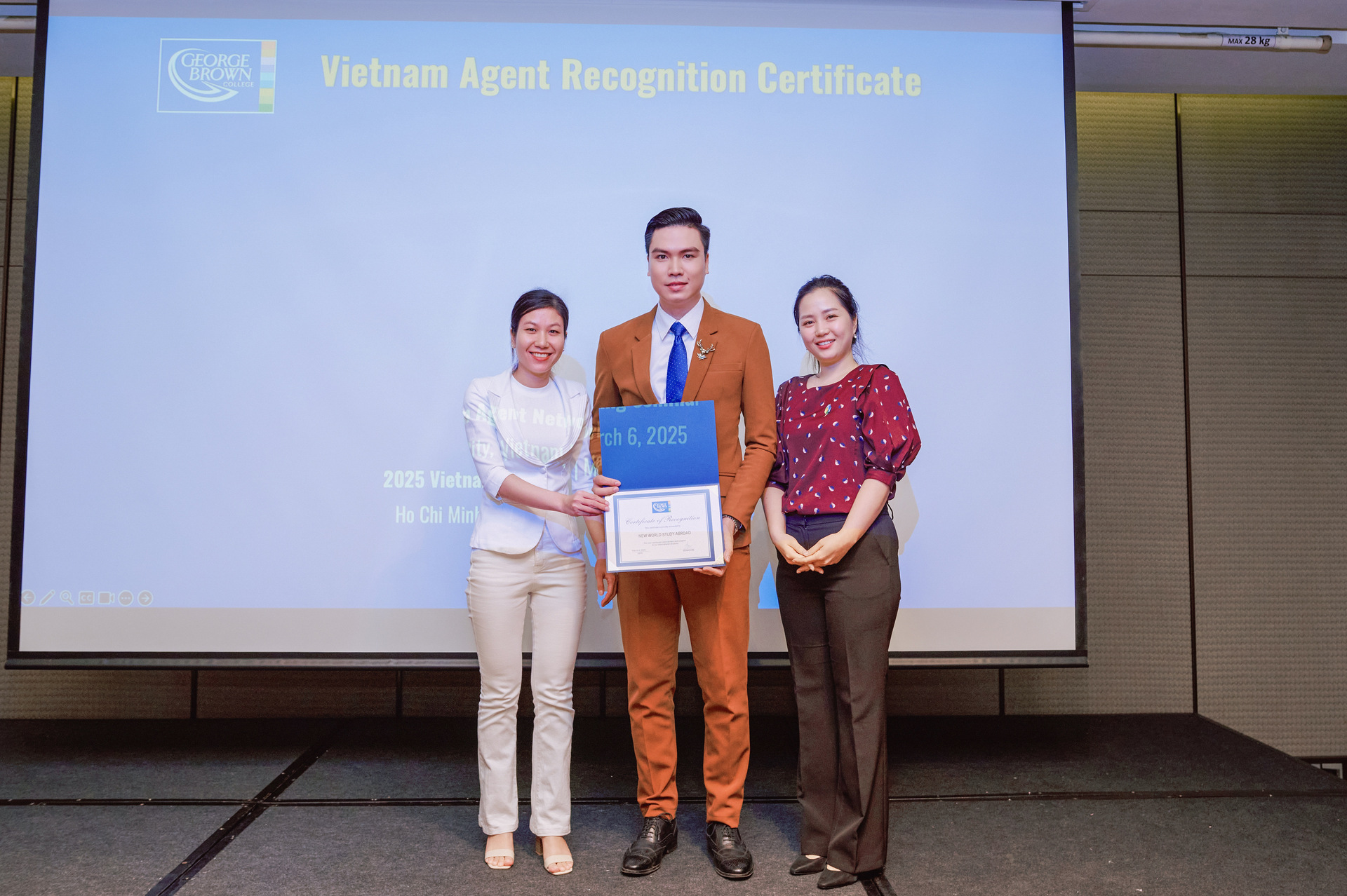 Certificate of Regconition 2025 - George Brown College, Canada