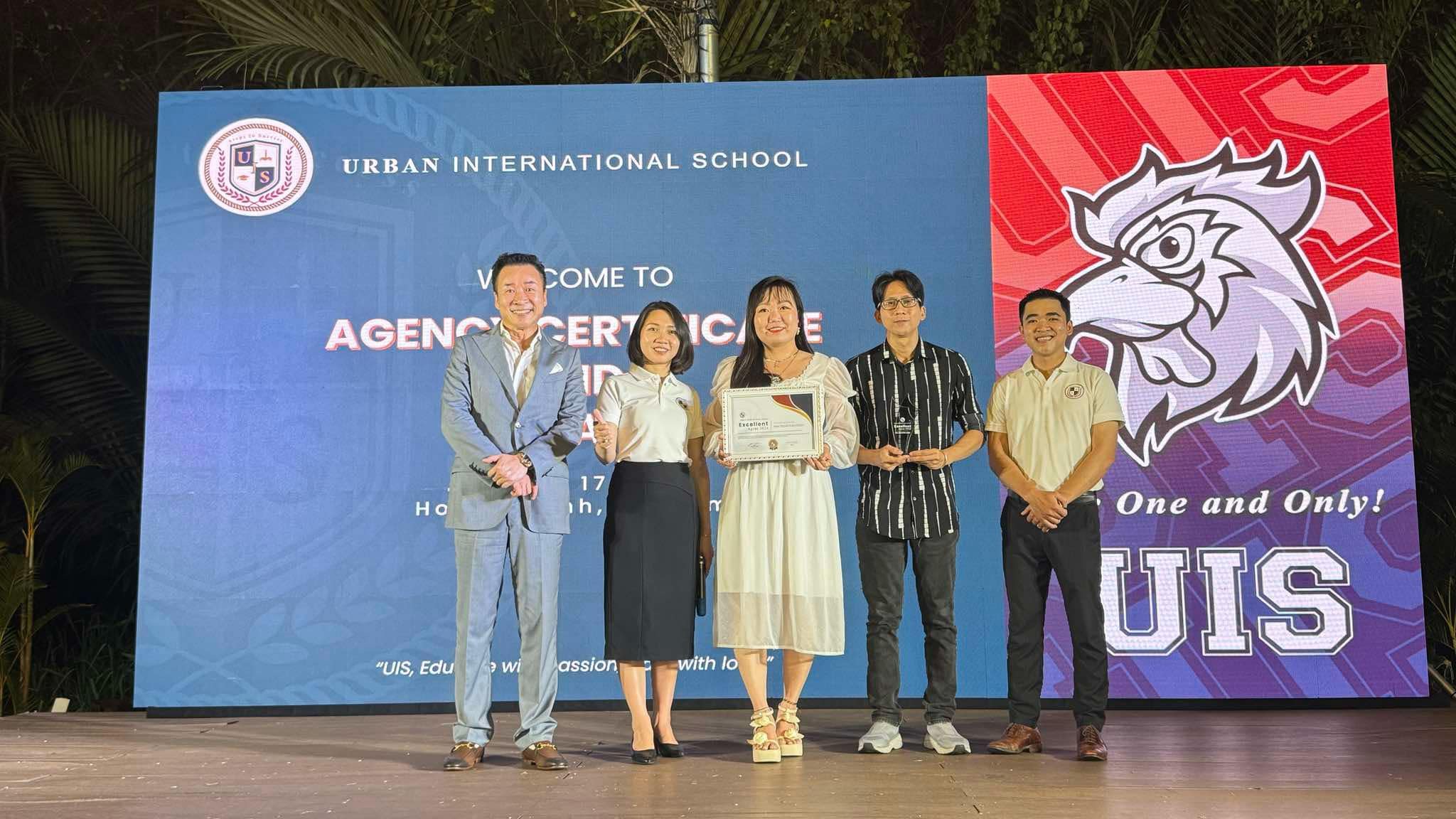 Excellent Agent 2024 - Urban International School
