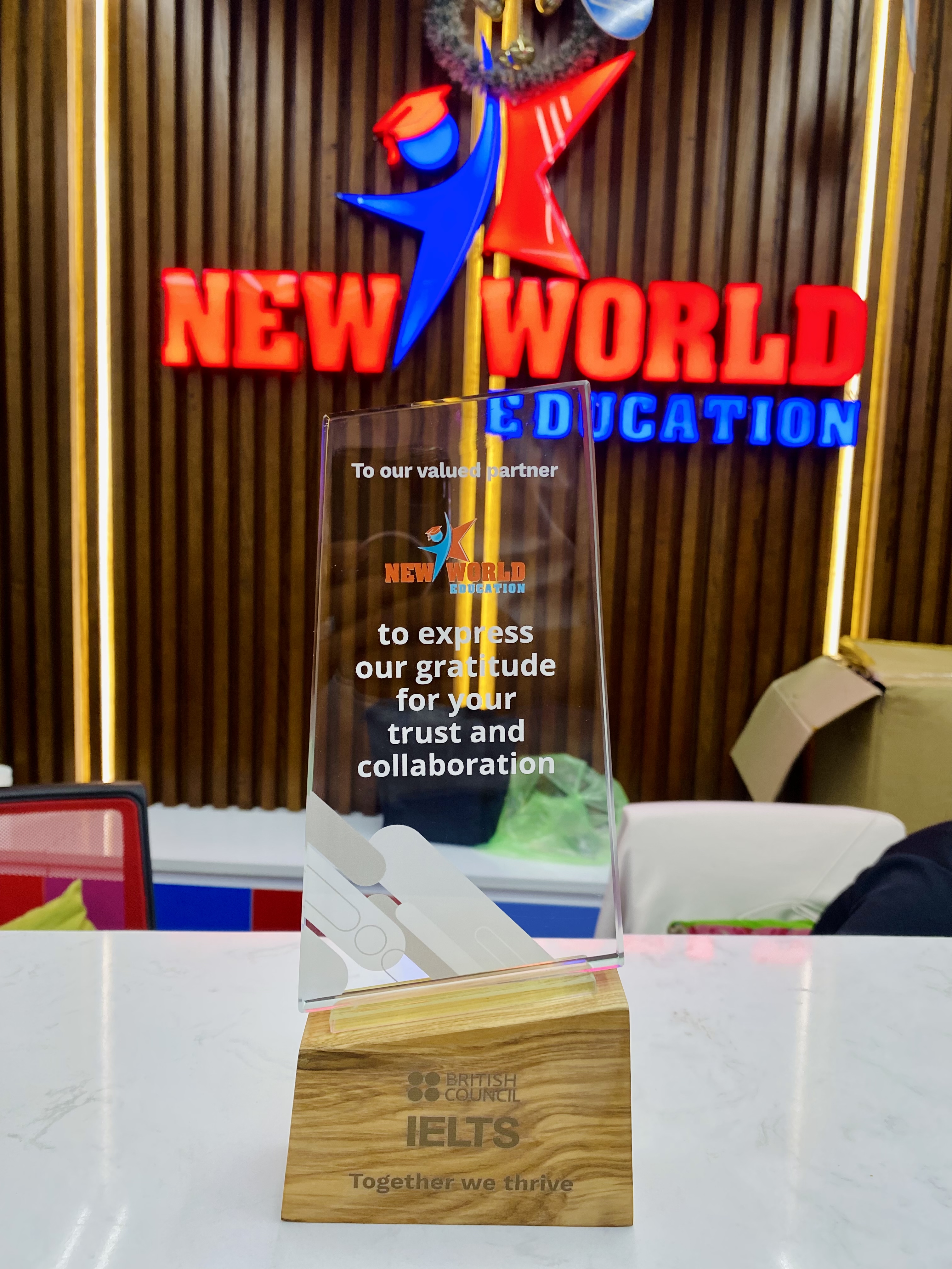 British Council IELTS - Appreciation Trophy 2025